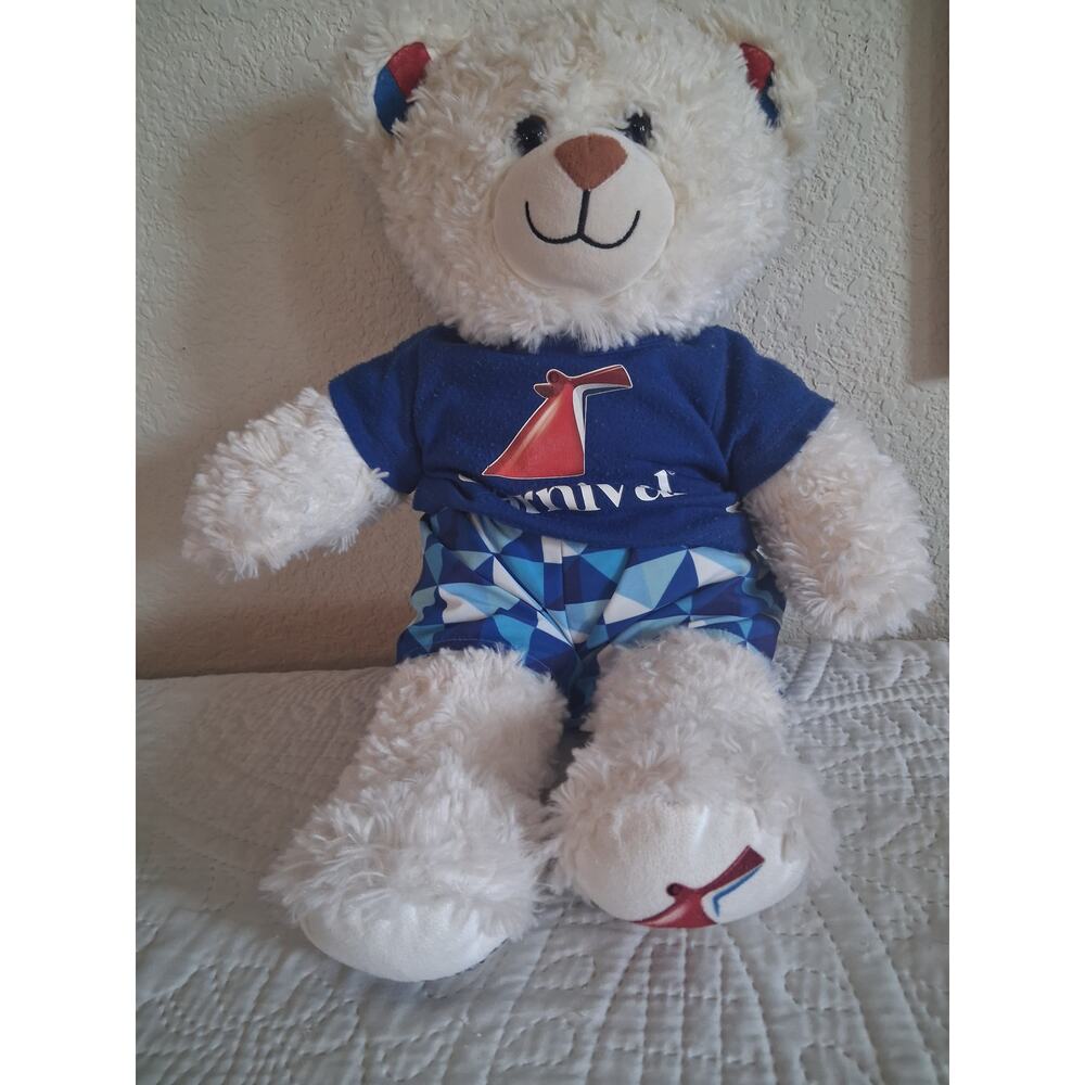 Build-A-Bear Workshop plush bear branded for Carnival Cruise Line
